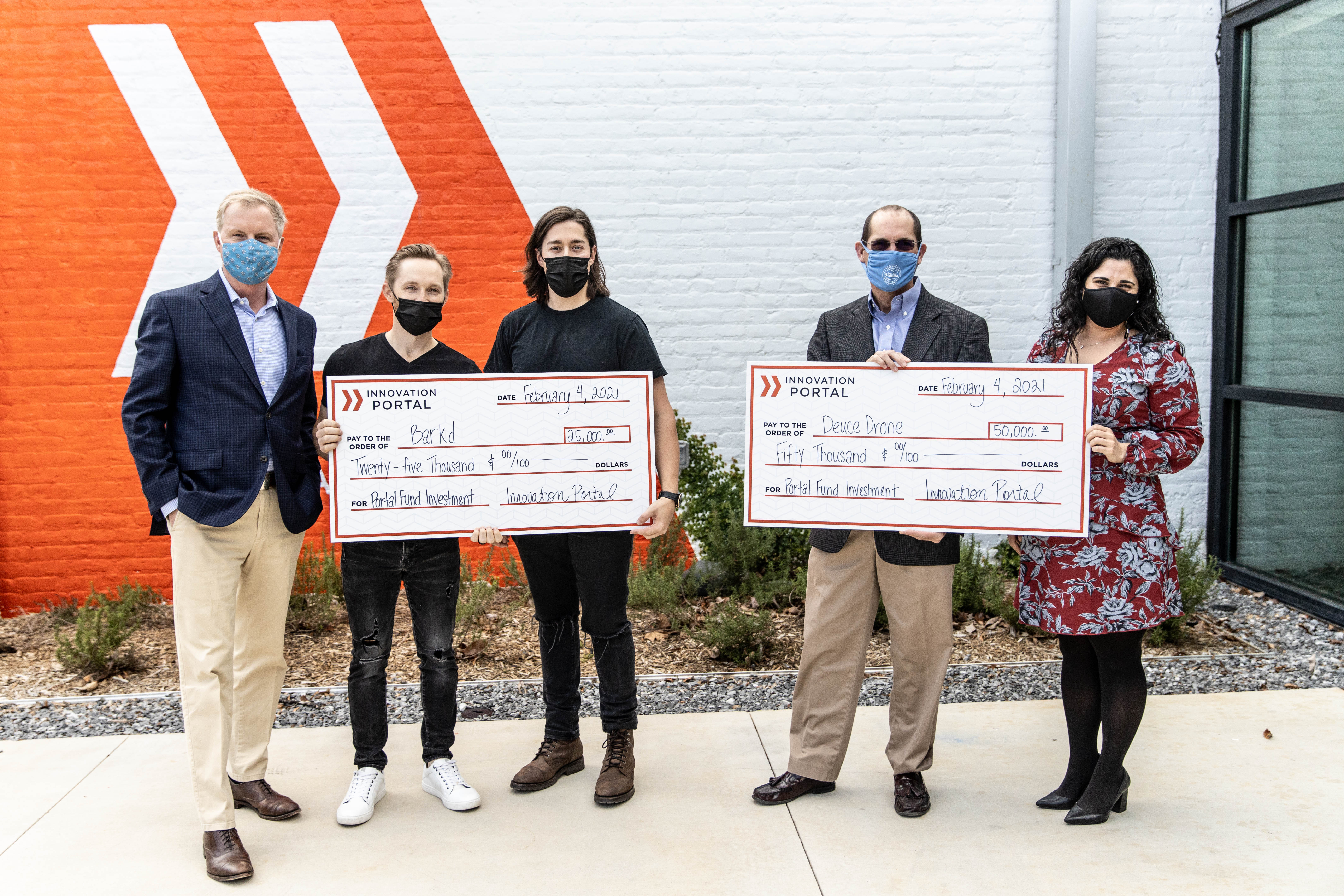 Deuce Drone Team Accepts Innovation Portal Award