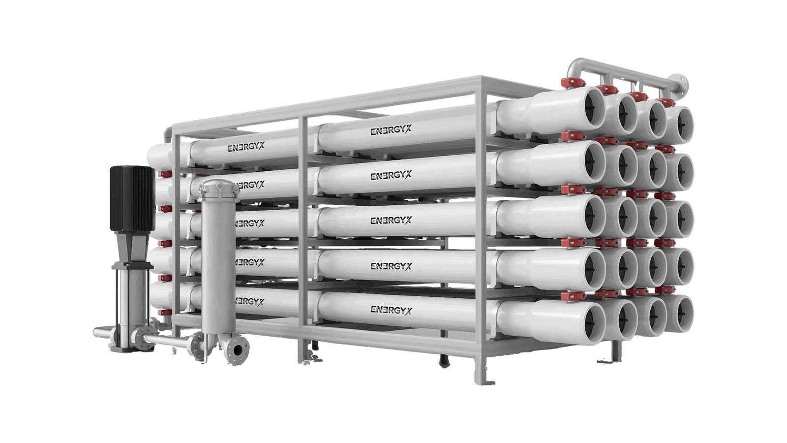 Membrane module rack