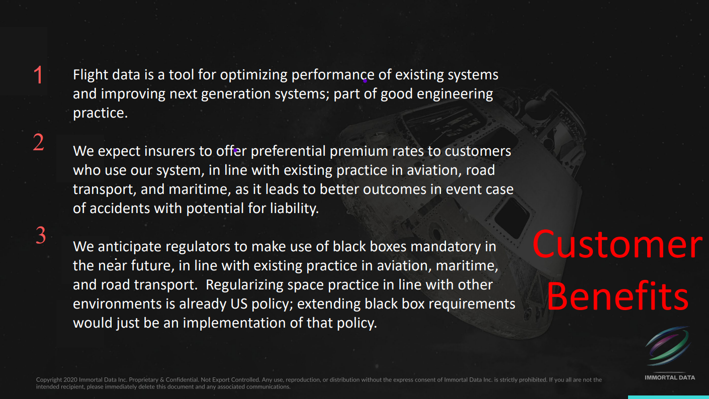 Immortal Data Customer Benefits