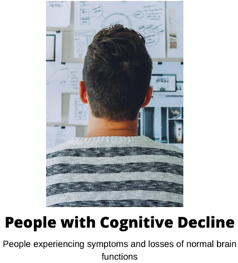 people with cognitive decline