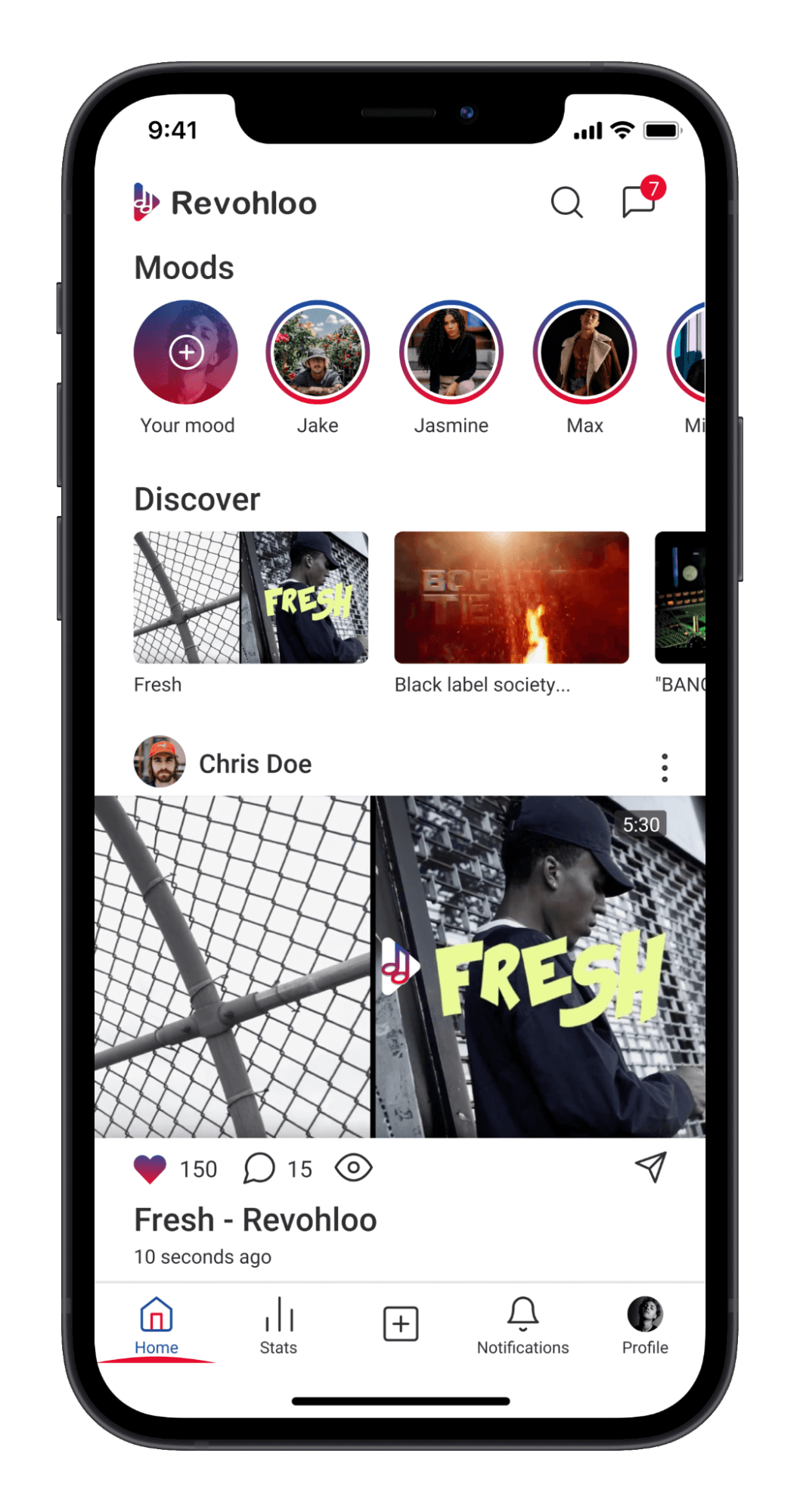 Home screen