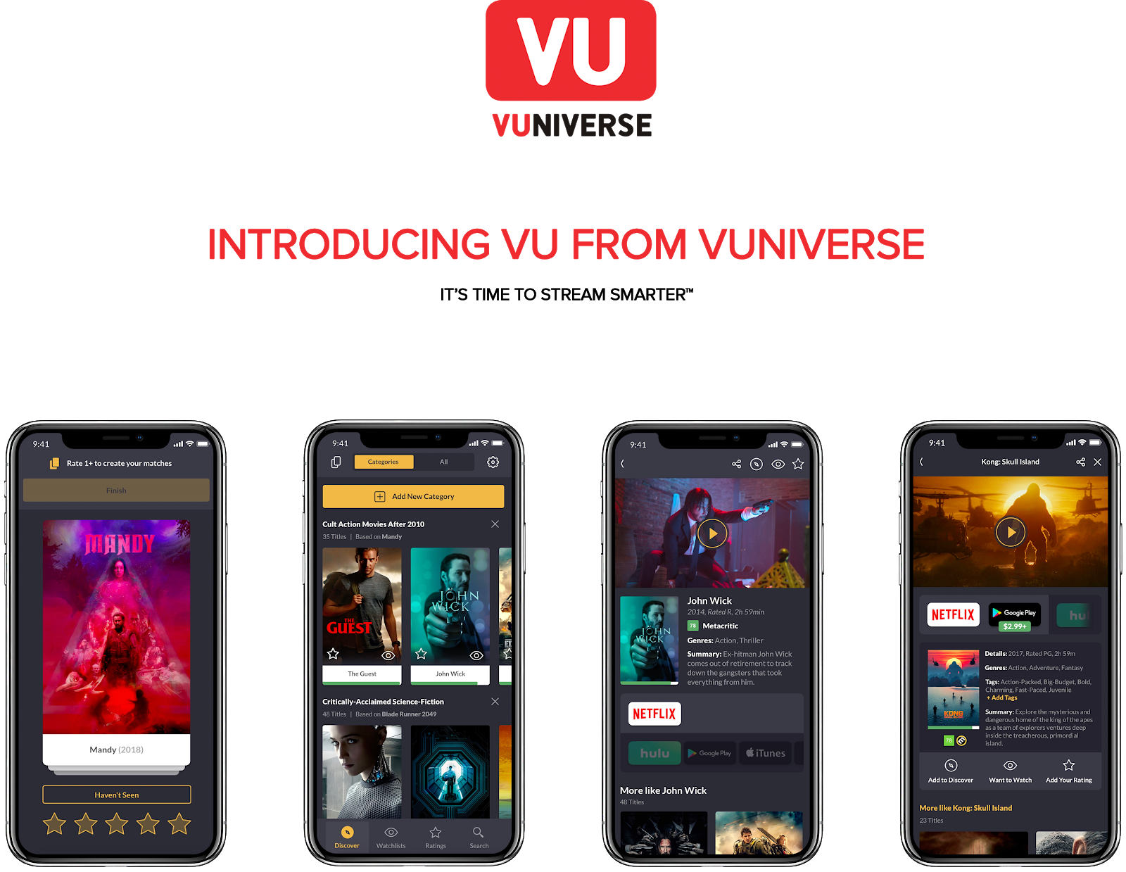 VU Streaming Media App